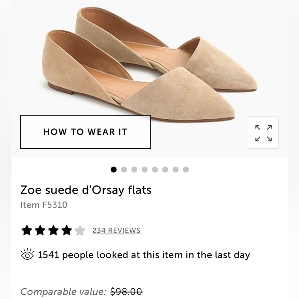 Jcrew suede flats!